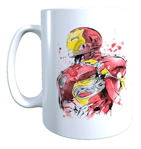 Tazon Diseño Iron Man Pintura, Marvel