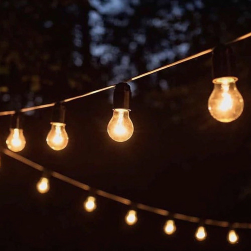 Pack 10 Luces Guirnalda Foco Diseño Kermesse Estilo Ovillos