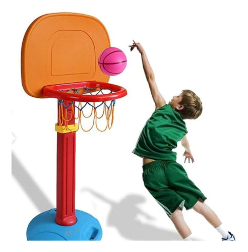 Juegos Para Niños Canasta De Basquet Movible Y Regulable 