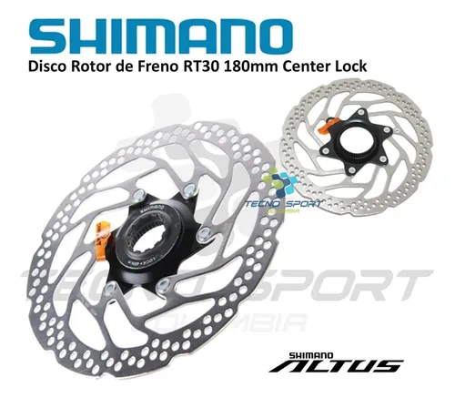 Disco Rotor De Freno Shimano Rt30 180mm Center Lock