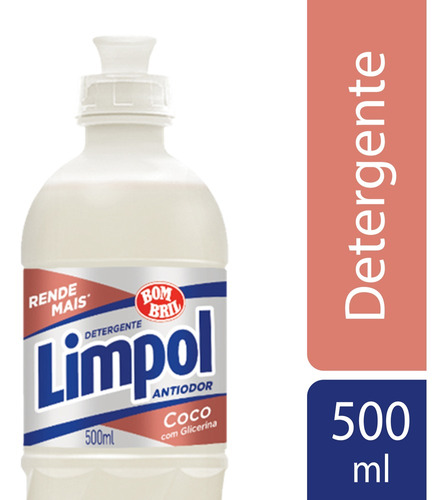 Imagem 1 de 1 de Detergente Limpol Coco 500ml