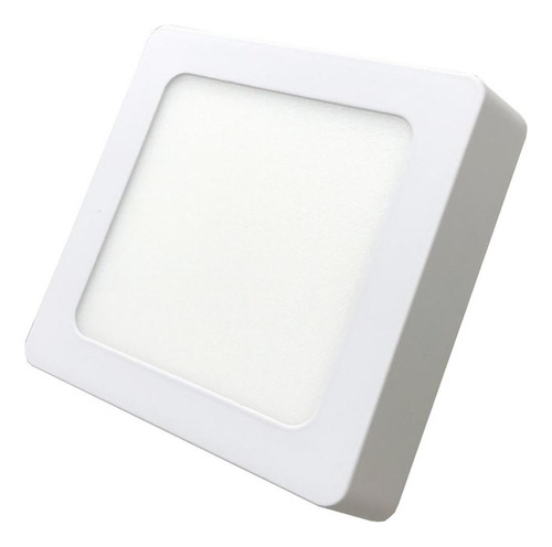 Luminaria Led Plafon Perkon Externo Quadrado 06w 3000k 12cm 