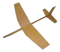 Comprar La Plata Kit De Avion De Madera Balsa Dedalo 30cm Fuselaje
