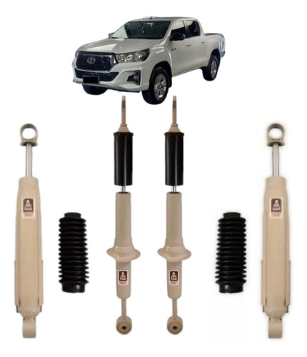 Kit X4 Amortiguadores Toyota Hilux Monroe Dakar 2005/2015