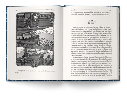 Imagen 1 de 2 de Libro Moby Dick Platinos Clasicos Ilustrados Tapa Dura