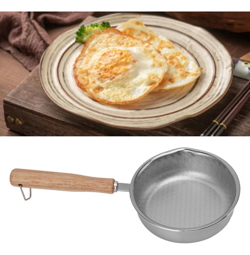 Sartén Antiadherente De Acero Inoxidable Para Cocinar En La