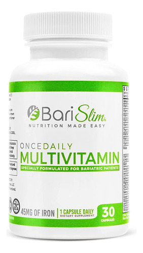 Multivitaminico Bariatrico 30 Capsulas Barislim Eg J31 Sabor Nd