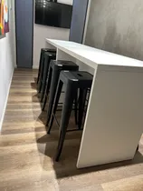 Comprar Juego De 2 Mesas Barra \u002F Desayunador Con 8 Banquetas