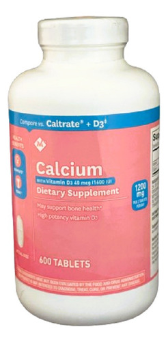 Calcium With D3 1200mg 600tabs Members Mark