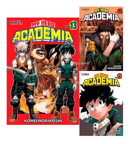 Manga My Hero Academia Ivrea 3 Tomos Elige Tu Tomo Boku No