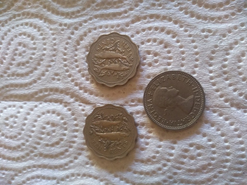 Tres Monedas Antiguas Importadas