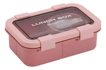 Comprar Vianda Hermética Lunch Box C División Y Cubierto Escolar Ofi Rosa