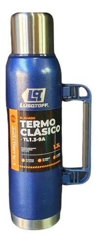 Termo Acero Inoxidable 1.3 L Con Manija Frio Calor Lusqtoff