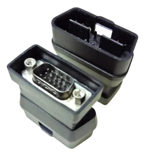 Conector Plug Cabo Launch Db15 Pinos Conversor Obd2 16 Pinos