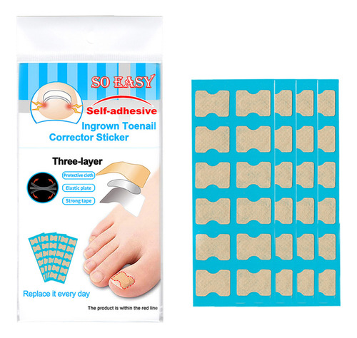 72pcs Jelly Glue Self-adhesive Ingrown Teonail Corrector
