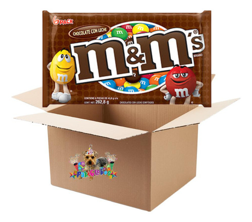 M&ms Chocolates Con Leche Confitados 3 Pack De 6 Piezas