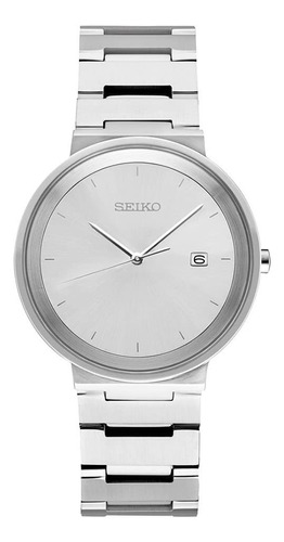 Reloj Hombre Seiko Sur483 Cuarzo Pulso En Acero Inoxidable