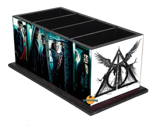 Porta Controle Decoração Harry Potter Relíquias Da Morte