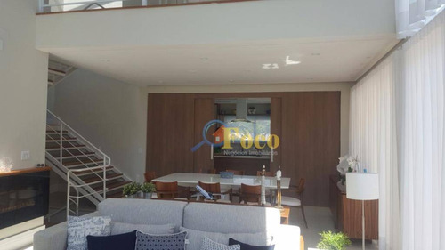 Casa Com 4 Dormitórios À Venda, 500 M² Por R$ 1.800.000,00 - Condomínio Villagio Paradiso - Itatiba/sp - Ca0514