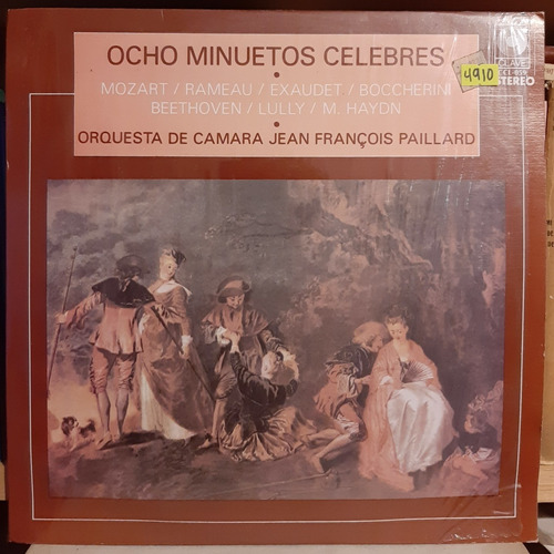 Disco Lp Orquesta De Cámara Jean Francois Paillard #4910