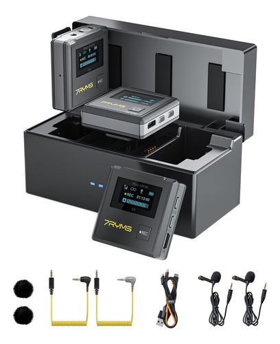 Micrófono Lavalier Inalámbrico Dw30 Con Grabación Interna De