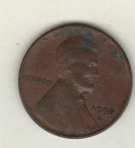 Estados Unidos Moneda De 1 Centavo Año 1956 Denver - Km A132