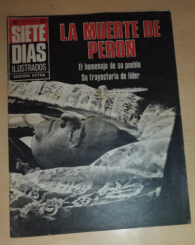 Revista 7 Días Edición Extra Julio De 1974 