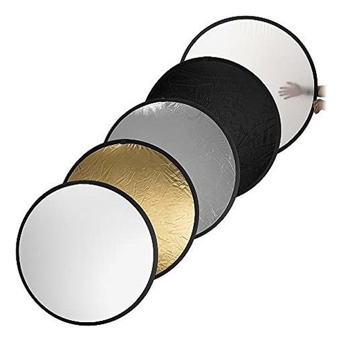 Fotodiox Pro - Reflector 5 En 1 (42 Pulgadas, Disco Plegable