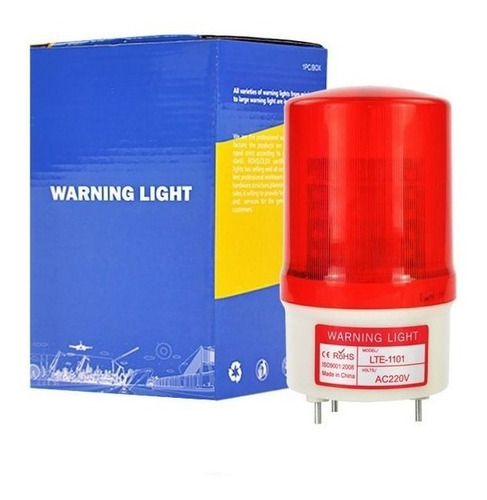 Lampara Led Baliza Giratoria Advertencia Emergencia 220v