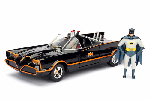 Batman Batimovil Clásico 1966 1:24 +figura Envio Gratis Caba