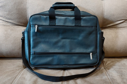 Pasta Mala Bolsa Executiva Com Alça - Impermeável - Cavalier Preto Lisa (Usado)