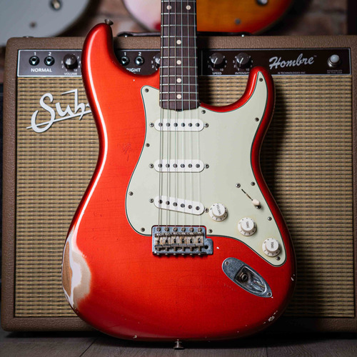 Fender Custom 1960 Strato Relic Candyapple Guitarra Eléctric