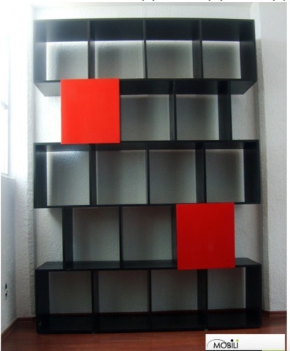 Librero Minimalista Contemporaneo Modelo  Cube 