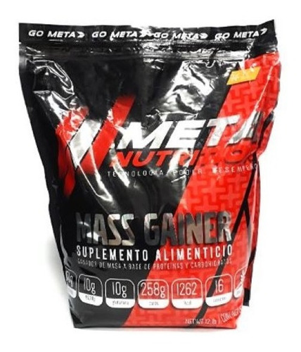 Ganador Mass Gainer 12 Lbs Meta Nutrition Var Sab Envío Full