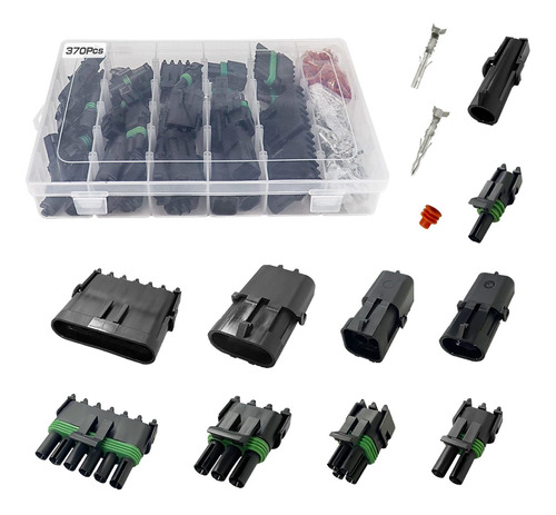 Repuesto Kits Conector Cable Automotriz Impermeable 1 2