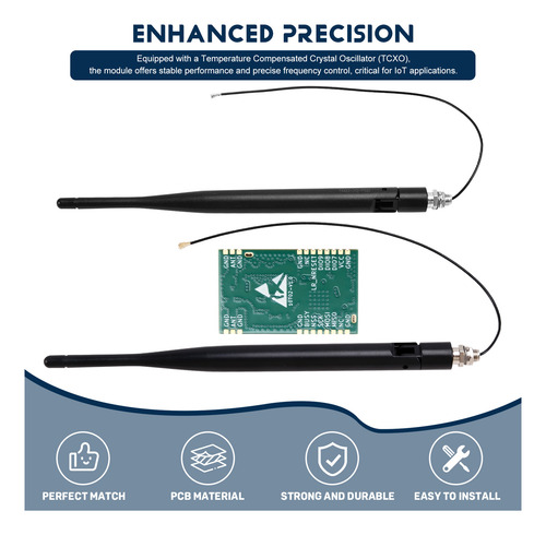 Módulo Inalámbrico De Doble Banda G4 Lora 433/868/915/2.4g S