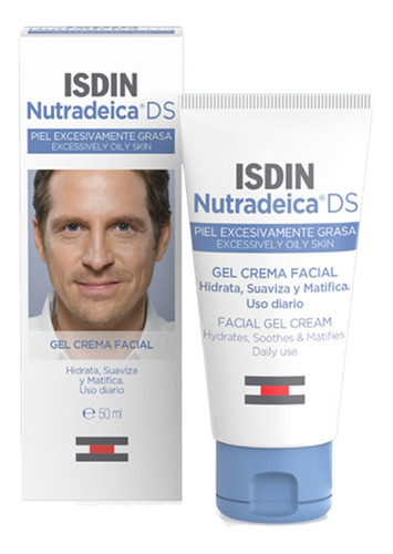 Isdin Ds Gel Crema Facial X 50ml Piel Excesivamente Grasa