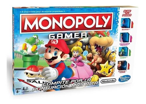 Monopoly Gamer En Español Hasbro Nintendo C1815 + Envio