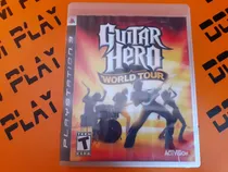 Comprar Guitar Hero: World Tour Ps3 Detalle Caratula Físico Dom Play