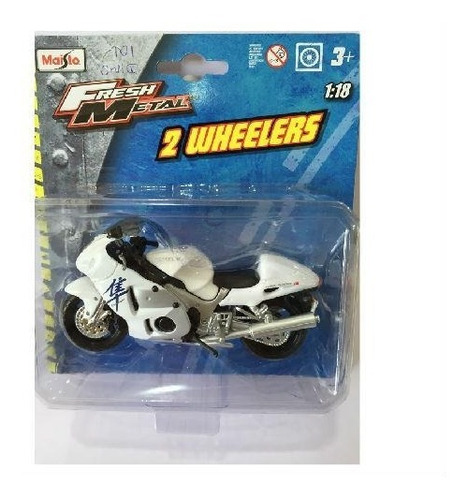 Moto Suzuki Hayabusa - Escala 1:18 Maisto 2 Wheelers