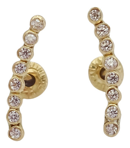 Amor Eterno - Broqueles Lambada Bebé / Aretes Oro 10k