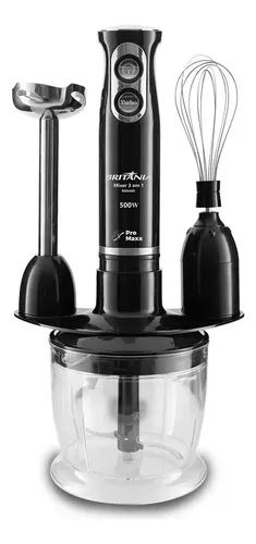 Mixer Bmx400p 3 Em 1 500w Cor Preto Britânia 127V Preto