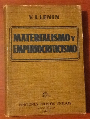 Materialismo Y Empiriocriticismo V. I. Lenin Ed. 1962