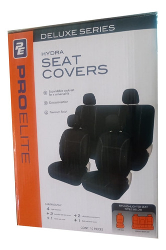 10 Piezas Cubre Asientos Tela Automotriz Ecosport 2004-2019