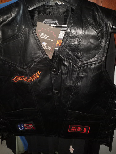 Chaqueta Biker 100% Piel De Bufalo