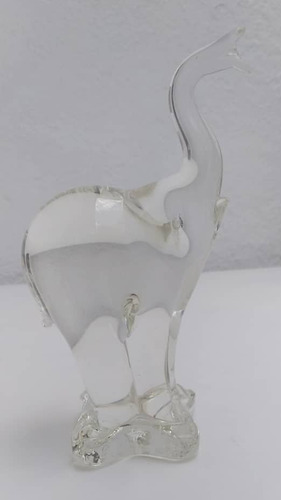 Elefante Cristal Tipo Arte Murano Transparente Tmvref8 