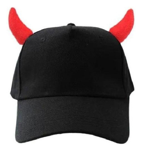 Gorra De Béisbol Con Protección Solar Cuernos De Diablo, [u]