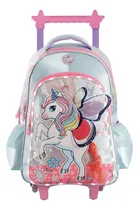 Comprar Mochilas Carro Carrito 18 Footy Con Luz Luces Led Unicornio 