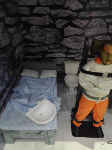 Diorama Dr Hannibal Lecter Silêncio Dos Inocentes 1/6 Único