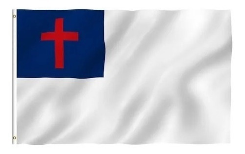Bandera Cristiana Poliéster 150x90